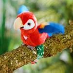 Bird Plush Toy Birds - Oriole & Red Parrot