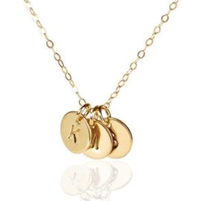 Personalized Initial Necklaces in Gold or Silver