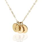 Personalized Initial Necklaces in Gold or Silver