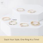 14K Solid Gold Women's Wedding Band - Stylish Design