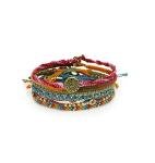 Wakami Earth Charm Bracelet - Boho Style Stack
