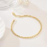 14K Gold Rope Chain Bracelet for Everyone