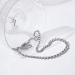 Platinum Plated Sterling Silver Riviera Necklace Set