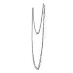 Platinum Plated Sterling Silver Riviera Necklace Set