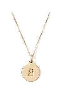 Kate Spade Initial Pendant in Gold