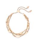 Kendra Scott Chantal Rose Gold Beaded Bracelet