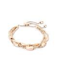 Kendra Scott Chantal Rose Gold Beaded Bracelet