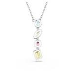 Swarovski Gema Y Pendant with Multicolored Stones