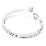 Swarovski Heart-Shaped Crystal Bangle Bracelet