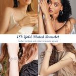 Adjustable Moissanite Tennis Bracelet in Yellow Gold