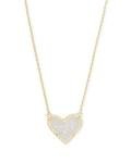 Kendra Scott Ari Heart Pendant Necklace in Gold