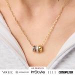 Dainty 14K Gold Plated Pendant Necklaces for Women