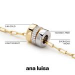 Dainty 14K Gold Plated Pendant Necklaces for Women