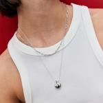 Ana Luisa Gold & Silver Pebble Pendant Necklace