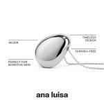 Ana Luisa Gold & Silver Pebble Pendant Necklace