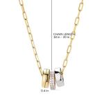 Dainty 14K Gold Plated Pendant Necklaces for Women