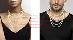 Miabella 18Kt Gold Plated Herringbone Chain Necklace