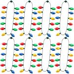 12PCS LED Christmas Necklace for Holidays and Parties