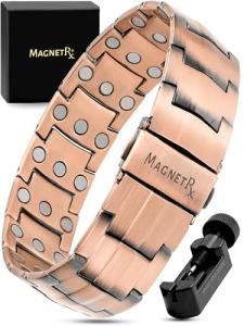 Copper Magnetic Bracelet for Men - Adjustable Fit