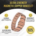 Copper Magnetic Bracelet for Men - Adjustable Fit