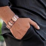 Copper Magnetic Bracelet for Men - Adjustable Fit