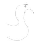 Michael Kors Silver Heart Pendant Necklace for Women