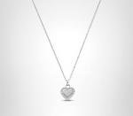 Michael Kors Silver Heart Pendant Necklace for Women