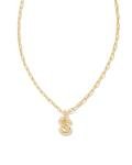 Kendra Scott Gold-Plated Letter S Pendant Necklace