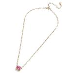 Pink Birthstone Pendant Necklace by BaubleBar