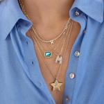 Pink Birthstone Pendant Necklace by BaubleBar