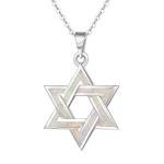 FANCIME Star of David Necklace in Sterling Silver