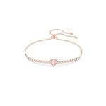 Swarovski Heart Bracelet in Pink and Rose Gold