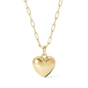 Ana Luisa Puffy Heart Necklace for Women