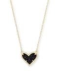 Kendra Scott Ari Heart Pendant Necklace in Gold