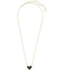 Kendra Scott Ari Heart Pendant Necklace in Gold