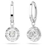 Swarovski Una Drop Earrings with Crystal Pavé