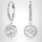 Swarovski Una Drop Earrings with Crystal Pavé
