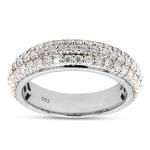 1.00 Carat Round Lab Grown Diamond Eternity Ring