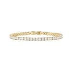 18K Gold Vermeil Tennis Bracelet with CZ Stones