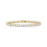 18K Gold Vermeil Tennis Bracelet with CZ Stones