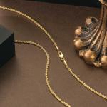 Dainty 14k Gold Plated Rope Chain Necklace