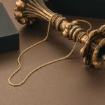 Dainty 14k Gold Plated Rope Chain Necklace