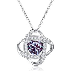 Birthstone Necklace for Women - Alexandrite Jewelry Gift