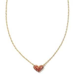 Kendra Scott 14k Gold Pave Heart Necklace