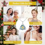 Celtic Birthstone Necklace in Sterling Silver