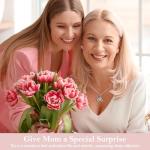 Celtic Birthstone Necklace in Sterling Silver