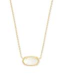 Kendra Scott White Opal Pendant Necklace
