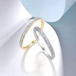10K Yellow Gold Diamond Stacking Band Ring
