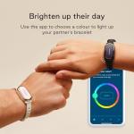 Long Distance Touch Bracelets for Couples Set