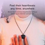 Bond Heart Necklace - Capture Heartbeats, Perfect Gift